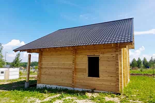 Дом из профилированного бруса. - 1.5 этажа